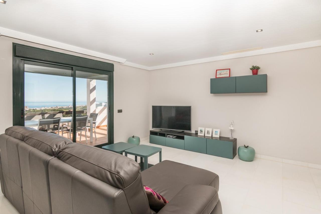 2186-Luxury Sea View Penthouse In Casares Costa Apartment Luaran gambar
